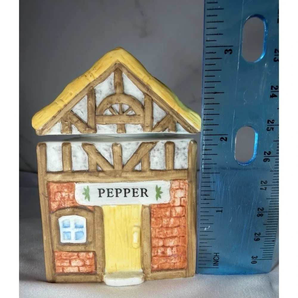 Vtg Spice Jar PEPPER Country Kitchen Collection 1994 NIB House Cottage